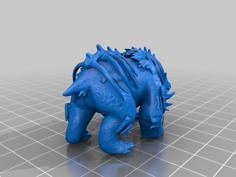 Guardian Of The Glade Bear 3D Printer Model