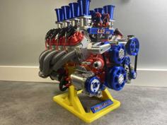 Chevy Camaro LS3 V8 Engine Remix 3D Printer Model