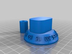 Dr Boo’s Knob; Putting Letters/numbers Around A Dial 3D Printer Model