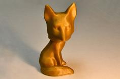 Bobble Head Fox From 3D Scanned Fox Decor 3D Printer Model