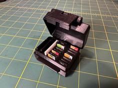 Print-In-Place SD Card Box 3D Printer Model