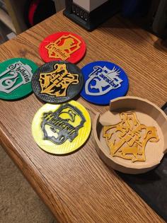 Harry Potter Coasters 3D Printer Model