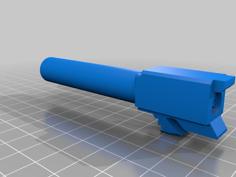 Glock 19 Gen5 Training Barrel 3D Printer Model