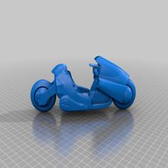 Kaneda’s Bike (Akira) FIXED 3D Printer Model