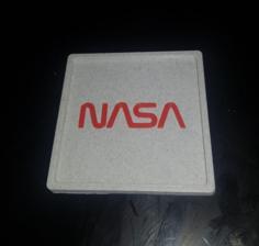 Coaster NASA – Minimalist Logo / Porta Copos Nasa – Logo Minimalista 3D Printer Model