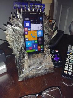 Game Of Thrones – Iron Throne – Cell Phone Holder 3D Printer Model