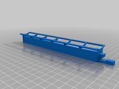 B&M Straight Track Model 3D Printer Model