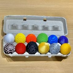 Real Easter Eggs 3D Printer Model