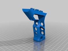 Skeleton M-lok Mlok Verticalgrip 3D Printer Model