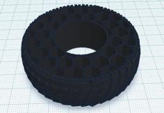 Honeycomb Tire. OLD VERSION (New Version Available) 3D Printer Model