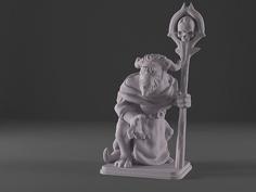 HeroQuest – Fimir Meargh Wizard 3D Printer Model