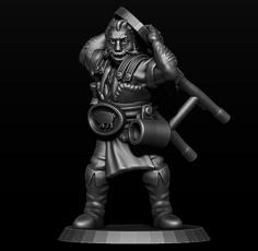 Battle Barkeep (32mm Scale) 3D Printer Model