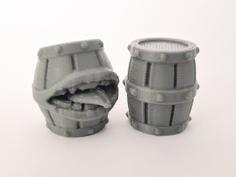 Barrel And Mimic Barrel 3D Printer Model