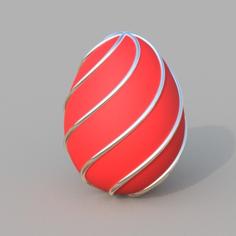 Spiral Egg 3D Printer Model