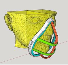 Face Mask 3D Printed 3D Printer Model