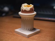 Doric Column Egg Holder 3D Printer Model