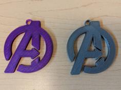 Avengers Keychain 3D Printer Model