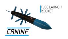 Tube Launch Model Rocket 3D Printer Model