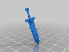 Heroquest Nurgle Sword 3D Printer Model