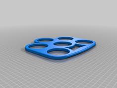 9 Hole Drinks Holder 3D Printer Model