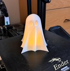 Ghost Remix For Flickering Tea Light 3D Printer Model