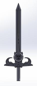 Sword Of Omens Transformers Edition 3D Printer Model