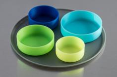 Customizable Round Trays 3D Printer Model