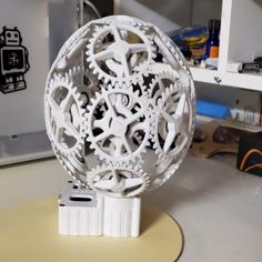 Kinetic Gears 3D Printer Model