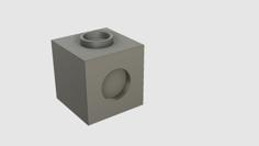 Calibration Cube With Circles – 20mm 3D Printer Model