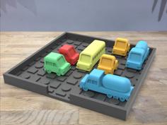 Rush Hour Portable Desk Game 3D Printer Model