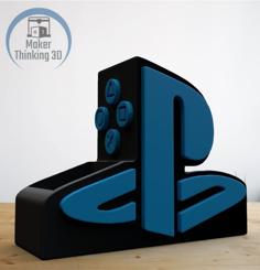 Playstation Pencil Holder 3D Printer Model