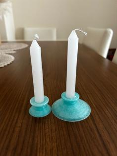 Simple Candle Base 3D Printer Model