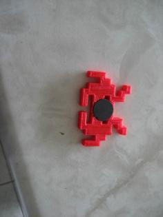 Space Invader Magnet 3D Printer Model