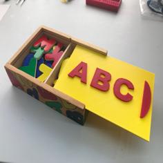 Lid For Melissa & Doug Alphabet Magnet Box 3D Printer Model