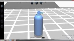 Nitrous Bottle For Slot Cars Carrera Scalextric Interior Or Diorama 3D Printer Model