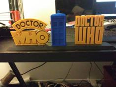 Doctor Who Book Ends 3D Printer Model