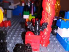 Lego Style Bat 3D Printer Model