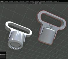 Bottle Opener 3D Printer Model