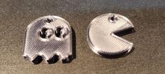 Pacman Earrings 3D Printer Model