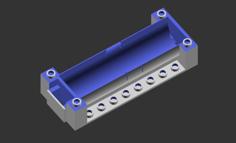 LEGO Compatible 18650 Battery Holder 3D Printer Model