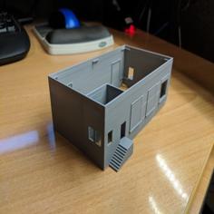 N-Scale Distribution Center (1:160) 3D Printer Model