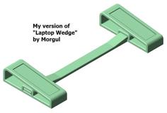 My Version Of Laptop Wedge 3D Printer Model