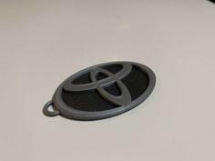 Toyota Logo Keychain 3D Printer Model