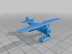 Fokker DVIII / EV (1/144) 3D Printer Model