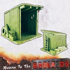 Wasteland Shack [RETURN TO THE BADLANDS] 3D Printer Model