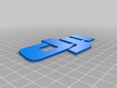 DJI Logo 3D Printer Model