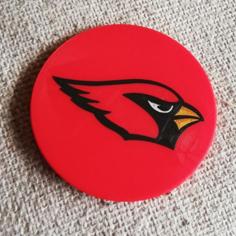 Arizona Cardinals Coaster 3D Printer Model