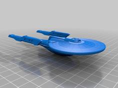 Star Trek U.S.S. Bulldog Picard Era 3D Printer Model