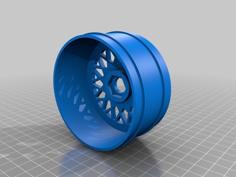 BBS RS Style 1/8 Buggy Rims 3D Printer Model