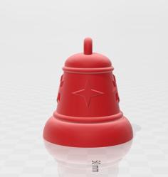 Christmas Tree Bell Ornament 3D Printer Model